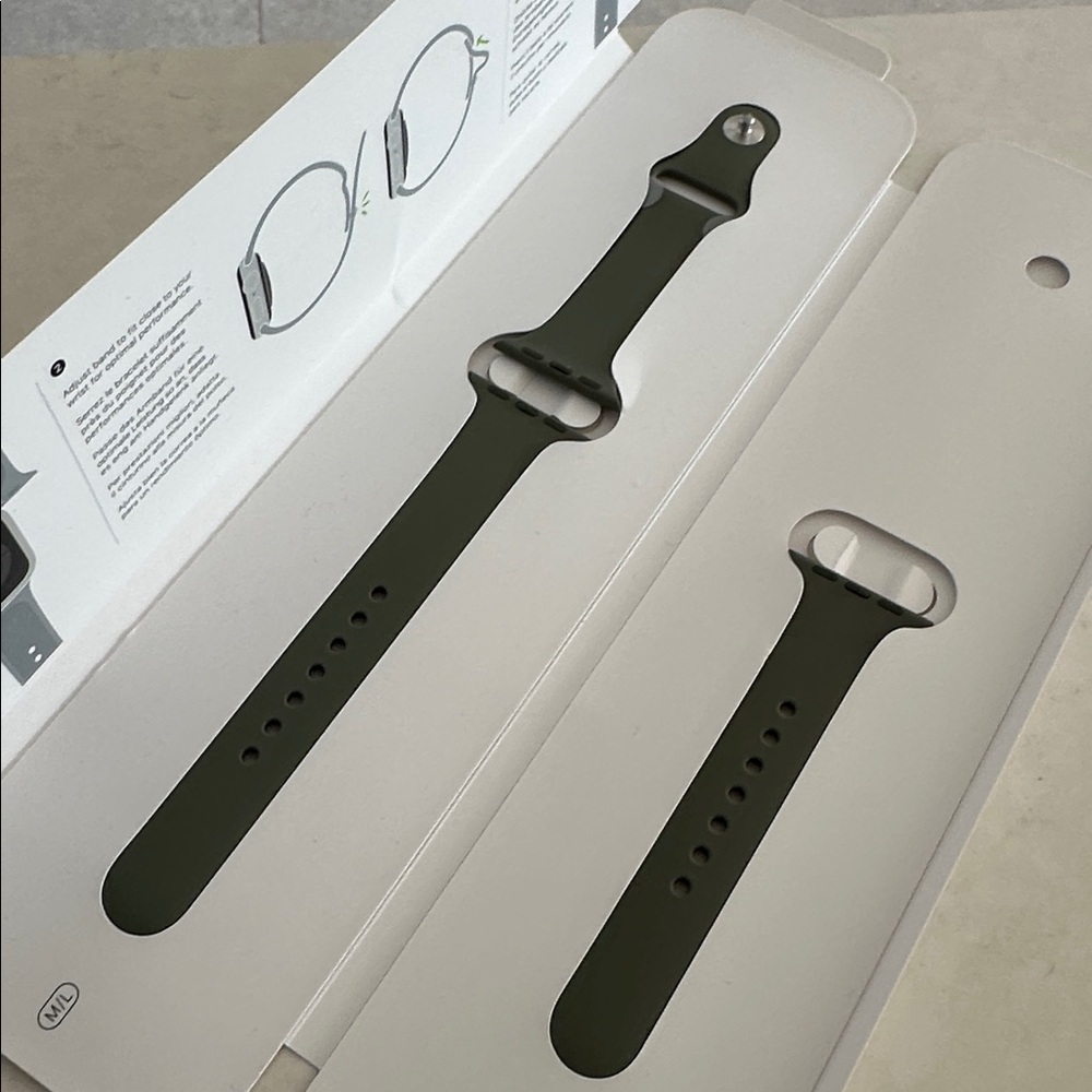 Green Apple Watch Silicone Sport Band